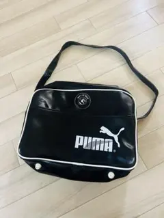 希少☆レトロ　PUMA エナメルショルダーバッグ