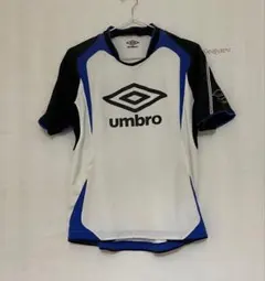 039 アンブロ　プラクティスシャツ　半袖Tシャツ　白　黒　青　160