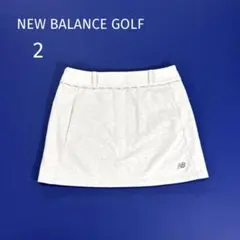 NEW BALANCE GOLF 裏フリース スカート 2 L 白 ゴルフ
