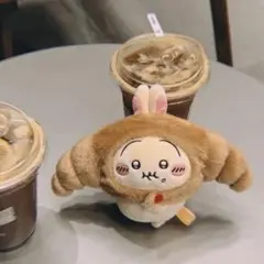 クロワッサン ちいかわ うさぎ 10cm ぬい服 マスコット 着ぐるみ