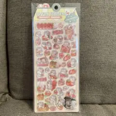 ⭐︎在庫1点のみ⭐︎ ボンボンドロップシール いちご うさぎ 3Dシール 新品 1点