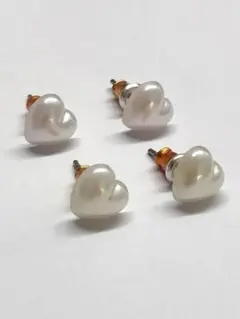 Accessories Blossom ハート型パール ピアス ピンク イエロー