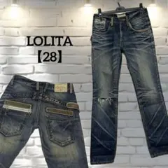 LOLITA JEANS ロリータ ジーンズ ダメージ加工 デニム【28】のサムネイル