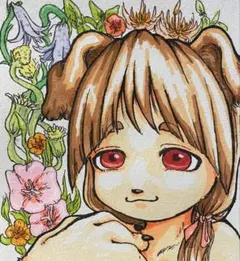 オリジナルイラスト アナログ ケモ