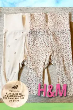 H＆M スパッツ 60 70 女の子 花柄