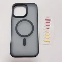 iPhone 16 Pro Max マット ブラック 黒 ケース 保護