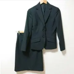 【2回着用】【I.M.G.N】スーツ◆上下セット スカート 9号 ダークグレー