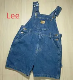 Lee リー　デニムオーバーオール　サイズM ロゴ　サロペット