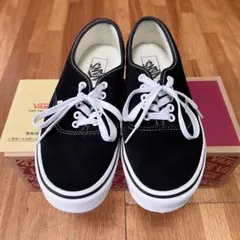 USA企画　バンズ　VANS オーセンティック　スエード　ブラック　26cm