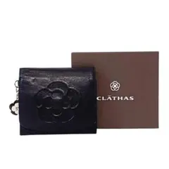 新品 CLATHAS クレイサス 本革 長財布 カメリアデザイン - メルカリ