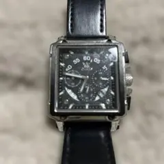 新品 OBLVLO 腕時計 自動巻き メンズ 黒 フルスケルトン オートマ レア 