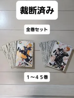 【裁断済】ハイキュー！！ 1〜45巻 全巻セット