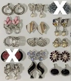 ヴィンテージイヤリングまとめ売りJ