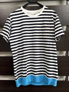 新品】月と街のAidade モノクロワッペンボーダーTシャツ 小沢健二