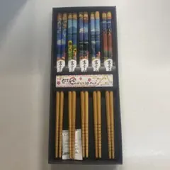 富士山デザインの木製箸セット
