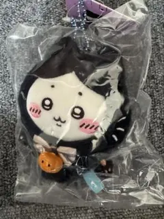 ちいかわ　ハチワレ　黒猫のマスコット　ハロウィン　黒猫