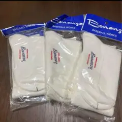 【新品】Bonanza 野球用ソックス 3足セット ホワイト