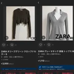 ZARA トップス　2点セット