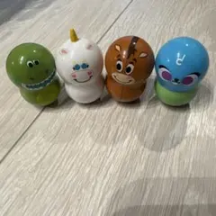 トイストーリー 置物4つセット 起きあがりこぼし