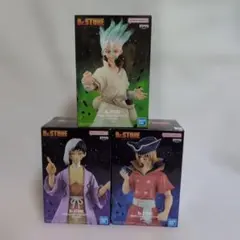 Dr.STONE FIGURE of STONE WORLD 造形の科学 4体 - メルカリ