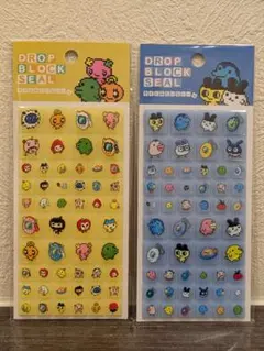 【正規品・新品】たまごっち DROP BLOCK SEAL シール２枚セット