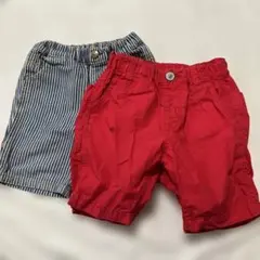 ハーフパンツ　2枚　サイズ90のサムネイル