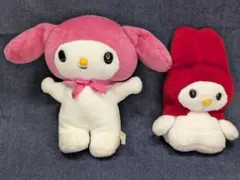 【希少/2003年製】マイメロディ ぬいぐるみ＆マスコットポーチ 2点 サンリオ