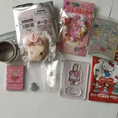 マロンクリーム6点セット　サンリオ　シークレットヘアクリップ　前髪クリップ