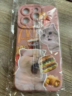 新品マクドナルド猫デザインiPhoneケース15pro