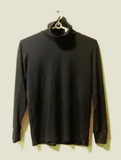 ユニクロ 超極暖 ヒートテック タートルネック 長袖 ブラック M