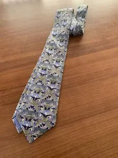 HERMES エルメスネクタイ　ブルー系