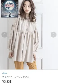 『新品未使用❗️❗️1点限り❗️』ティアードスリーブブラウス