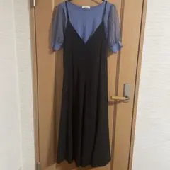 ナチュラルビューティーベーシック　Vネックキャミワンピース　PS