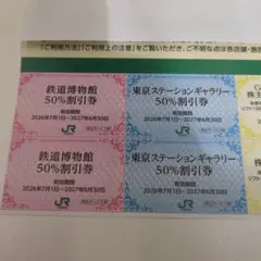 JR東日本 株主優待割引券のサムネイル