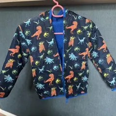 恐竜　リバーシブルダウンコート　120