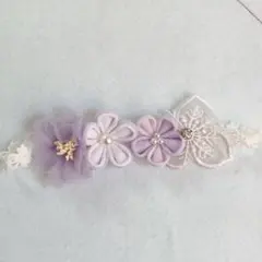 68 髪飾り　ベビー　ヘアバンド　初節句　お食い初め100日祝いひな祭りベビー袴