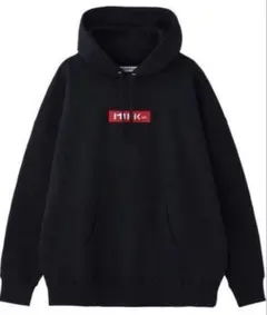 MILK FED. ブラック パーカー 美品 ミルクフェド 裏起毛 黒 厚手