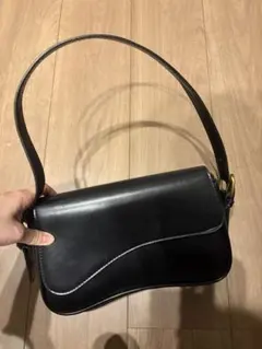 Old Moeny ミニマリストフラップスクエアバッグ　ソリッドカラー