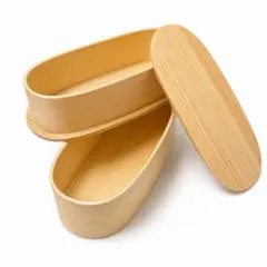 天然木 曲げわっぱ 弁当箱 2段のサムネイル