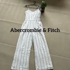 Abercrombie & Fitch ストライプ柄　オールインワン　Mのサムネイル