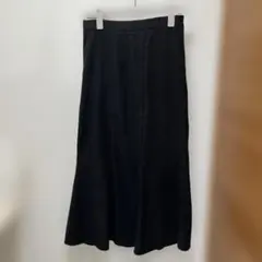 黒のフレアスカート ゴムウエスト