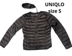 収納袋付き UNIQLO サイズS ウルトラライトダウンジャケット ブラウン