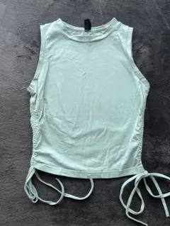 SHEIN タンクトップミントグリーン ブラック　2点セット