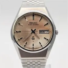 カラー希少】SEIKO キングクオーツ デイデイト ブルー 5856-7030