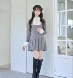 ロゼミューズ Mohair o/p ensemble ピンク ワンピース - メルカリ