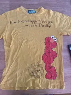 SESAME STREET エルモ 半袖Tシャツ イエローのサムネイル