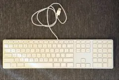 Apple　純正　有線キーボード　A1243 美品　アップル　Mac テンキー付