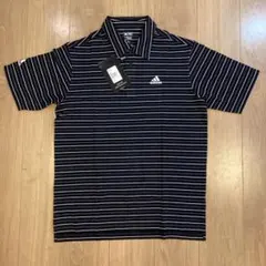 アディダスゴルフポロシャツ　半袖ボーダー