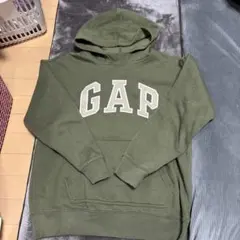 GAP Kids フード付きパーカー オリーブグリーン