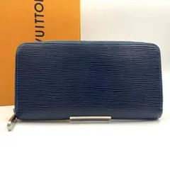 ルイヴィトン エピ ジッピーウォレット ラウンドファスナー 長財布 ネイビー